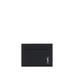 Tiny Monogram Credit Card Holder - Black - Saint Laurent Wallets