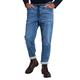 JP 1880 Herren Jeans, Flexnamic®, Modern Straight Fit, Elastikbund, Innenseite Kontrastfarbe Hose, Light Blue Denim, 4XL Große Größen EU