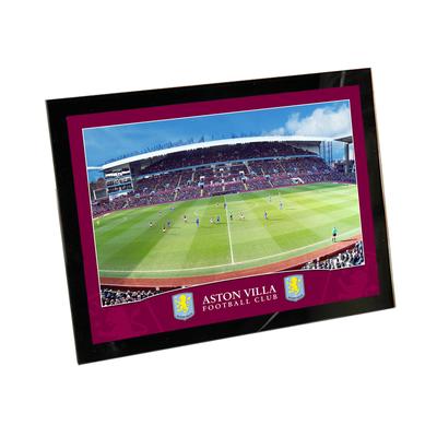 Aston Villa Panorama-Stadion-Glasrahmen – 20,3 x 15,2 cm Image