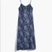 Madewell Dresses | Brand New Unworn Midi Floral Print Madewell Dress | Color: Blue | Size: 00
