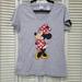 Disney Tops | Disney Minnie Mouse Tshirt | Color: Gray | Size: M