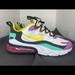 Nike Shoes | Nike Air Max 270 React Bright Violet "Geometric Abstract" Shoes Women's Sz 11 | Color: Black/Purple | Size: 11