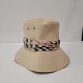 Burberry Accessories | Burberry Hat Size Small Hat Unisex 100% Cotton | Color: Tan | Size: Small