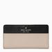 Kate Spade Bags | Kate Spade Staci Colorblock Large Slim Bifold Wallet | Color: Black/Cream | Size: Os