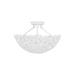 Visual Comfort Studio Collection Alexa Hampton Kelan 16 Inch 3 Light Semi Flush Mount - AF1173TXW