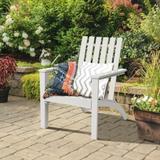 Indoor/Outdoor Acacia Wood Adirondack Lounge Armchair - 29 inches L x 26.5 inches W x 34 inches H