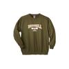 Men's Big & Tall Russell® Crew Sweatshirt by Russell Athletic in Olive Green (Size XLT)