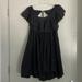 Free People Dresses | Free People Hailey Ruffle Babydoll Minidress In Black, Nwt | Color: Black | Size: Xs