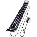 Tccabc LED Aquarium Light with Extendable Brackets for 90-120cm Tank, Fish Tank Light Led,Aquarium Lamp for Freshwater/Marine Fishe & Aquatic Plants, Dimmer-Timer, Full Colour LED Lamp 20W