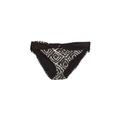 Sunsets Swimsuit Bottoms: Brown Graphic Swimwear - Women's Size Small