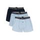 BOSS Herren Pyjama-Shorts Webboxer Unterhose Boxer Shorts 3er Pack, Farbe:Blau, Größe:XL, Artikel:-465 Open Blue