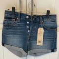 Levi's Shorts | Levi’s Wedgie Fit Jean Shorts | Color: Blue | Size: 27