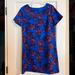 J. Crew Dresses | Jcrew Blue And Pink Floral Shift Dress | Color: Blue/Pink | Size: 6