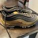 Nike Shoes | Gold And Black Nike Air Max 97 Gs | Color: Black/Gold | Size: 4bb