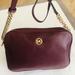 Michael Kors Bags | Hpmichael Kors Fulton Crossbody Bag Merlot | Color: Gold/Red | Size: 10”Lx7”7”Hx3”D