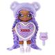 Na! Na! Na! Surprise 581314C3 Sweetest Heart Series Eva Evermore Soft Plush Doll with Purple Hair, Heart-Shaped Dress & Brush for Collecting, Great Gift for Children from 5 Years