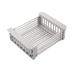 Captive Gala Stainless Steel Collapsible In Sink Dish Rack Stainless Steel in Gray | 3.54 H x 17.5 W x 8.85 D in | Wayfair 01DQY7454ITGU9TK62ZZ