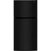 Frigidaire 18.3 Cu. Ft. Top Freezer Refrigerator, Glass in Black | 66.38 H x 30 W x 30.38 D in | Wayfair FFHT1814WB
