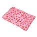 Tucker Murphy Pet™ Bradley-John Durable Removable Universal Plush Warm Teddy Dog Bed Mat in Green/Pink/Red | 2.1 H x 14 W x 11.02 D in | Wayfair