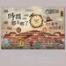 Bungalow Rose BBQ Shop Wall Stickers Self-Adhesive Murals Nostalgic Stickers Theme Restaurant Restaurant Milk Tea Shop Decorative Personality Background Wallpaper | Wayfair