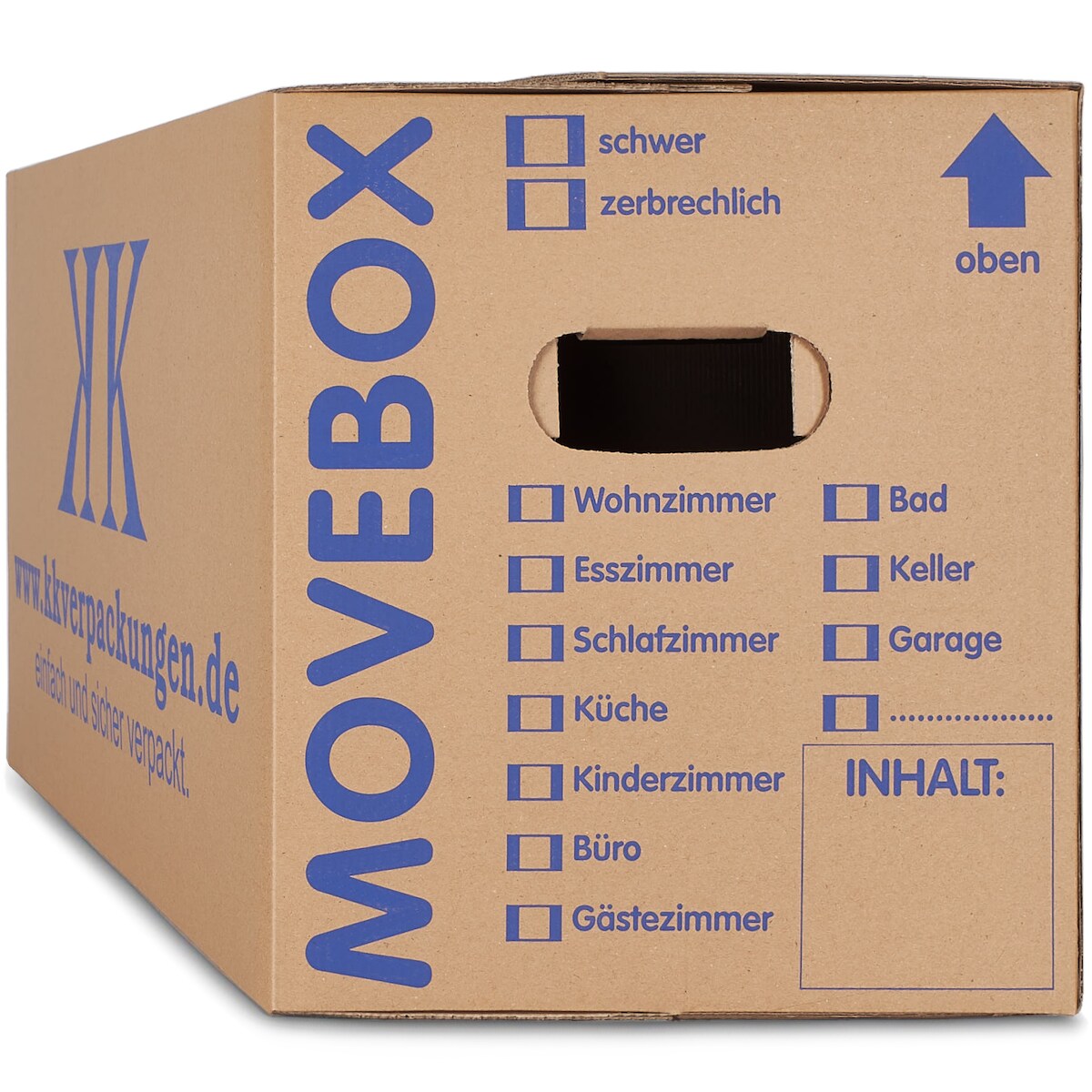 KK Verpackungen 50 UMZUGSKARTONS 2-WELLIG 40 KG MOVEBOX Image