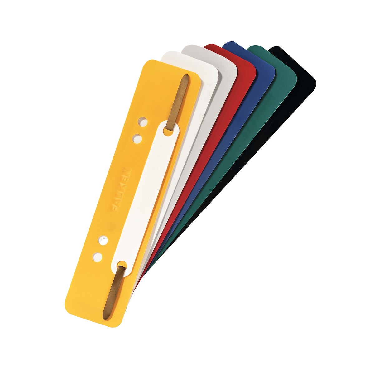 1000 x FALKEN Heftstreifen Aktendulli PP farbsortiert Image