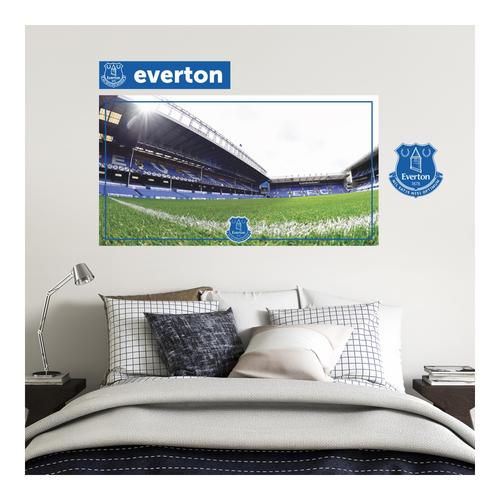 Everton Goodison Park Stadion Wandaufkleber – 60 cm x 35 cm mit Aufkleber-Set – 60 cm x 30 cm