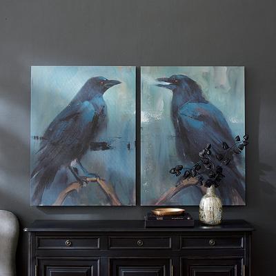 Gothic Crow Canvases - Ii - Grandin Road