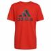 Adidas Shirts & Tops | Adidas Youth Red T-Shirt Short Sleeve Lightweight Shirt In Size 7 Nwt | Color: Black/Red | Size: 7b