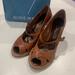 Nine West Shoes | Beautiful Leather Wedge Sandal Nine West | Color: Brown/Tan | Size: 5.5