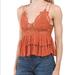 Free People Tops | Free People Adella Camisole | Color: Red | Size: Various