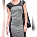 Athleta Dresses | Athleta Black And Grey Black/Gray Color Bodycon Casual Stretchy Dress Size S. | Color: Black/Gray | Size: S