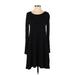 Old Navy Casual Dress - A-Line: Black Print Dresses - Women's Size Small