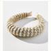 Anthropologie Accessories | Anthropologie Headband | Color: Cream/White | Size: Os