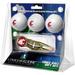 Washington State Cougars 3-Pack Golf Ball Gift Set with Gold Crosshair Divot Tool