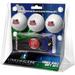 Arkansas State Red Wolves 3-Pack Golf Ball Gift Set with Black Hat Trick Divot Tool
