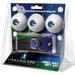 Boise State Broncos 3-Pack Golf Ball Gift Set with Black Hat Trick Divot Tool