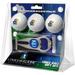 Kansas Jayhawks 3-Pack Golf Ball Gift Set with Hat Trick Divot Tool