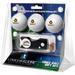 Western Michigan Broncos 3-Pack Golf Ball Gift Set with Spring Action Divot Tool