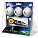 Arizona State Sun Devils 3-Pack Golf Ball Gift Set with Black Crosshair Divot Tool