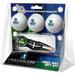 UNC Wilmington Seahawks 3-Pack Golf Ball Gift Set with Black Crosshair Divot Tool