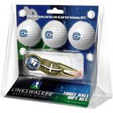 Citadel Bulldogs 3-Pack Golf Ball Gift Set with Gold Crosshair Divot Tool