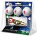 Utah Utes 3-Pack Golf Ball Gift Set with Gold Crosshair Divot Tool