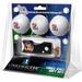 LSU Tigers 3-Pack Golf Ball Gift Set with Spring Action Divot Tool