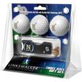 Navy Midshipmen 3-Pack Golf Ball Gift Set with Spring Action Divot Tool