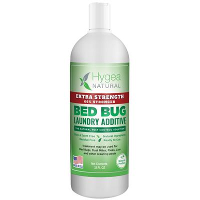 Bed Bug Extra Strength Laundry Additive Treatment 32 oz – New formula 66% stronger - Hygea Natural EXT-1004X