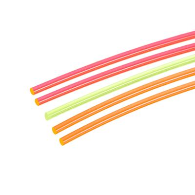 Fiber Optic Rods PMMA 1.5mmx20cm Red, Green, Orange 1 Set Pack of 5 - Fluorescence Red