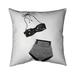 Women"s Swimsuit Square Pillow Cover & Insert Polyester/Polyfill blend Begin Edition International Inc | 17.25 H x 17.25 W x 4.5 D in | Wayfair