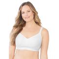 Plus Size Women's Solid Full-Coverage Smooth No-Wire Bra by Catherines in White (Size 50 B)