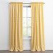 Wide Width Buffalo Check Rod-Pocket Panel by Achim Home Décor in Yellow (Size 42" W 95" L) Window Curtain
